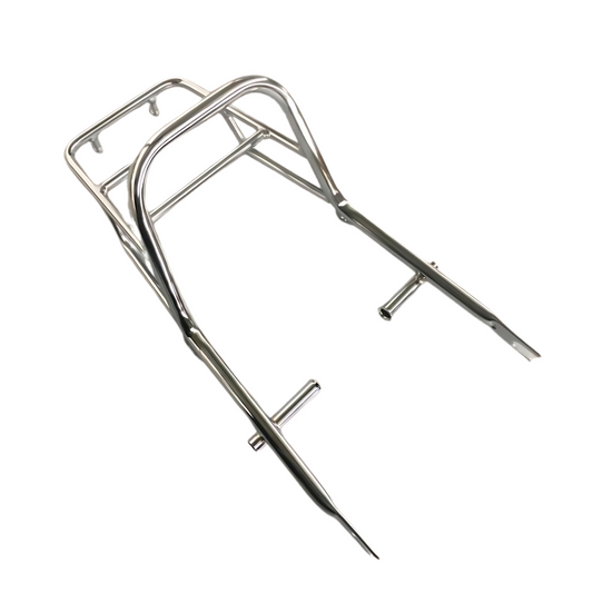 Porte-bagages / poignées argent modèle plus long adapté pour Dax 