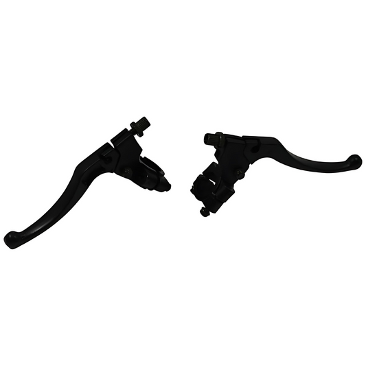 Ensemble d'extracteurs de freins et d'embrayage L/R noir pour guidons de 22 mm 
