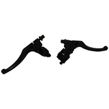 Ensemble d'extracteurs de freins et d'embrayage L/R noir pour guidons de 22 mm 