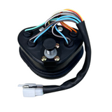 Speedometer suitable for Dax up to 140km/h white with black border 