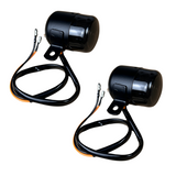 Blinker / Blinkleuchten Dax Rauchglas und 12V Lampe (2 Stück) 