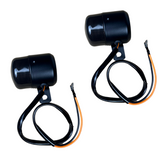 Blinker / Blinkleuchten Dax Rauchglas und 12V Lampe (2 Stück) 