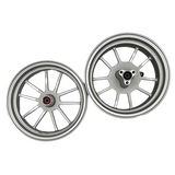Ensemble de jantes argentées tubeless 12 pouces 2.75 – 3.50 Convient pour Dax 
