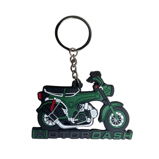 Sleutelhanger Motordash logo - Groene Dax + 'Motordash'