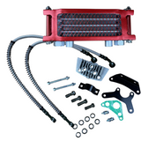 Kompletter Ölkühlersatz 4 Lagen rot für Dax, Monkey, PBR 