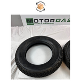 Deux pneus Michelin S83 3.50 x 10 pouces - d'occasion 