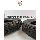 Deux pneus Michelin S83 3.50 x 10 pouces - d'occasion 