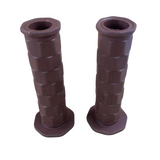 Gummigriffe dunkelbraun für 22mm Durchmesser Lenker - L & R 