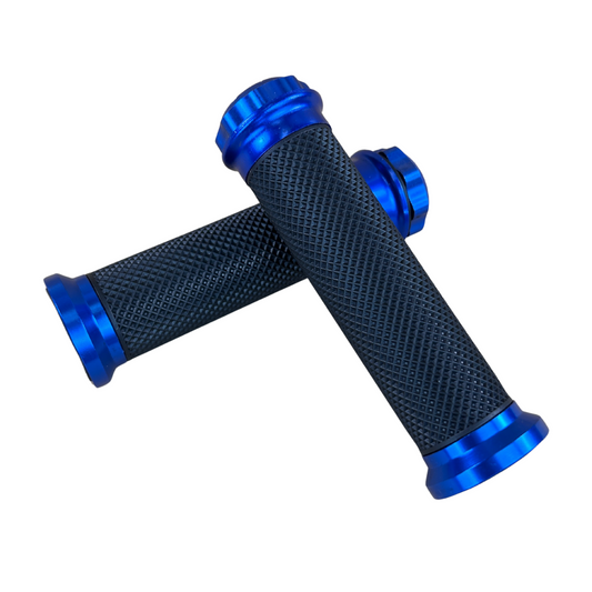 Handles blue for 22.2mm handlebars Dax, Monkey, PBR, Pitbike.. 