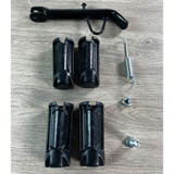 Footrests and footrest - new but without base (see description) 