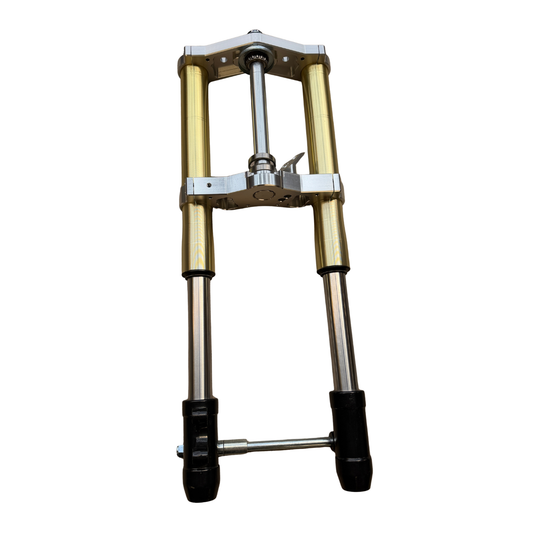 Dax komplette Upside-down-Gabel 45 mm goldfarben inklusive Zubehör – Länge 650 mm