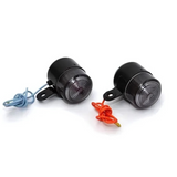 Clignotants / Feux de détresse Dax verre fumé et ampoule 12V (2 pièces) 