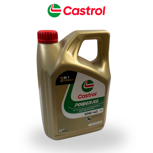 Castrol Power RS 4-temps 10W40 huile bidon de 4 litres 