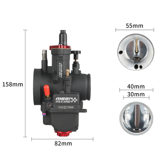Carburateur Nibbi Racing PWK30 – Carburateur de course pour pitbike et autres
