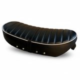 Low seat for Dax 2.5 and 3.5 liter Dax - Japanese style black with white border 