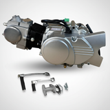 72cc 4-Takt-Schaltmotor Silber – 4 Gänge - Dax, Monkey, PBR.. 