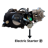 Komplett 72cc 4-Takt Schaltmotorblock mit elektrischem Starter – 4 Gänge 