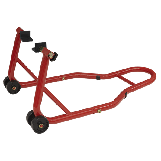 Béquille universelle rouge - adaptée à tous les types de cyclomoteurs et motos 