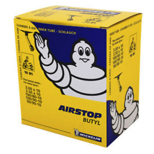 Chambre à air Michelin 10" adaptée pour – 3.00/3.50 – 100/80-90 – 90/90 