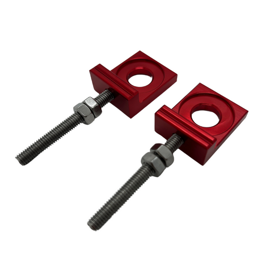 Tendeurs de chaîne Kepspeed rouges adaptés pour dax. 