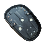 Selle Monkey / Gorilla – Motif losange – noir avec bordure blanche