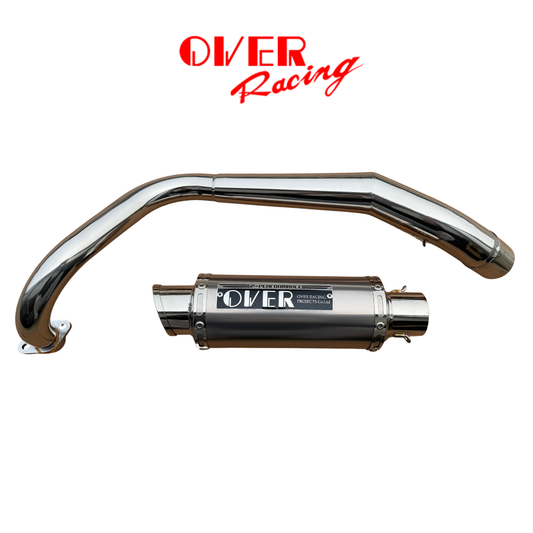 Over Racing GP-Performance Type-S Uitlaat (SS/Ti) - inclusief toebehoren