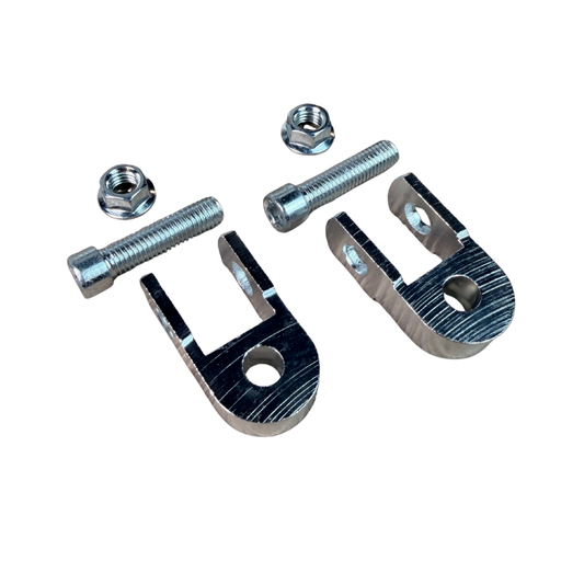 Aluminum shock absorber extenders +25 mm – set of 2 pieces 