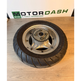 Secondhand - Rear wheel Dax - hub, rim, tires, and sprocket 