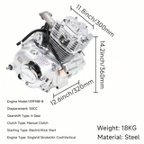 Lifan 50cc complete engine block 50cc Mash Cobra 