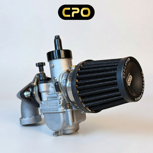 CPO complete carburateur kit PE28 met spruitstuk en luchtfilter