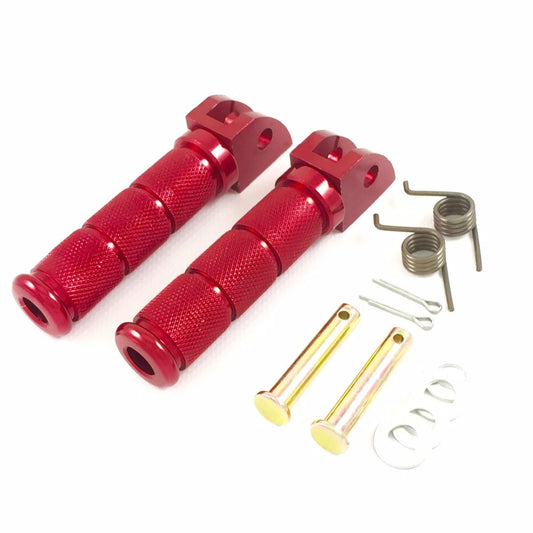 Repose-pieds CNC - 21 mm rouge pour modèles Dax et Monkey 