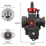 Nibbi PE26FL Racing carburetor for 4 stroke engines Dax - Monkey - Pitbike