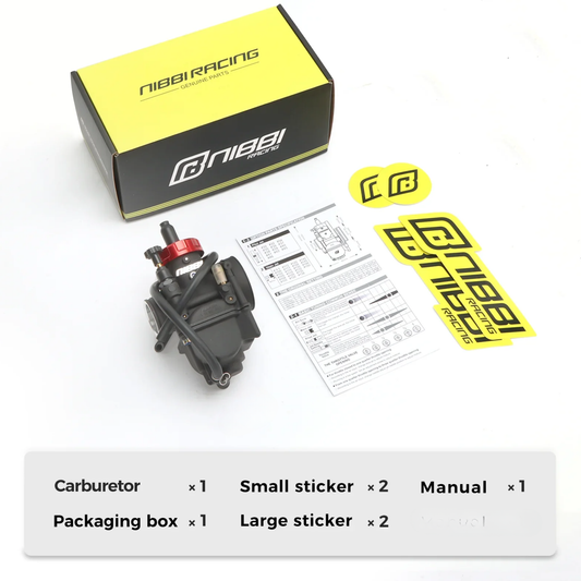 Carburetor Nibbi PE24YJ Flange racing version - with spigot/rubber connection 