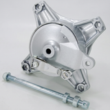 Complete rear hub for Dax for 4-hole sprocket - chrome 