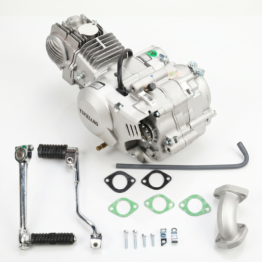 Bloc moteur YX 150cc avec volant d'inertie léger Look CRF – avec accessoires 