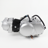Moteur 110cc argent / gris - Manuel - 4 Vitesses kickstart. Dax,.. (108cc) 