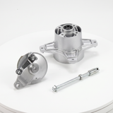 Complete rear hub for Dax for 4-hole sprocket - chrome 