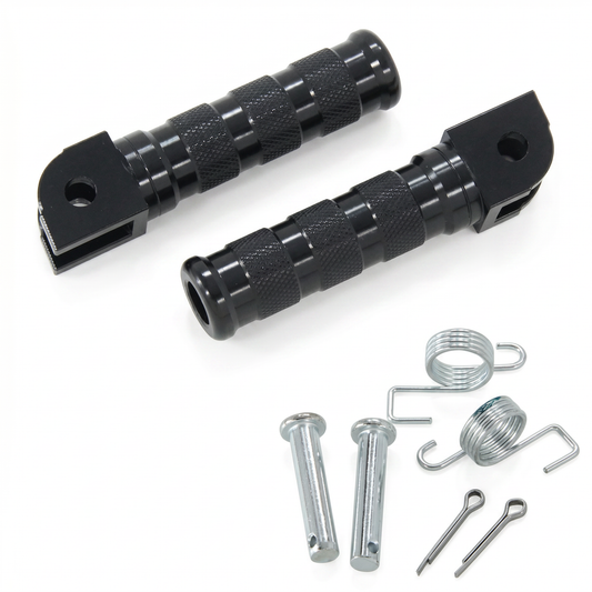 Repose-pieds CNC - 21 mm noir pour modèles Dax et Monkey 