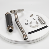 Dax carbon exhaust - Overhead model with carbon end silencer 