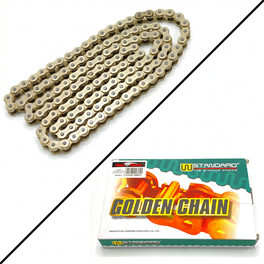 Ketting goudkleurig verstevigd 420 128L van W-Standard