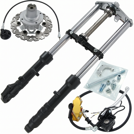 Dax hydraulische Gabel mit 30-mm-Scheibenbremse und 4-Kolben-CNC-Bremssattel