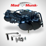 Madmunk 72cc Moteur noir - Manuel - 4 Vitesses démarrage au kick. Dax,. 70cc 
