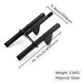 Front Fork H-Piece for Honda and Dax / CT70 Replica Models – Reproduction – Satin Black