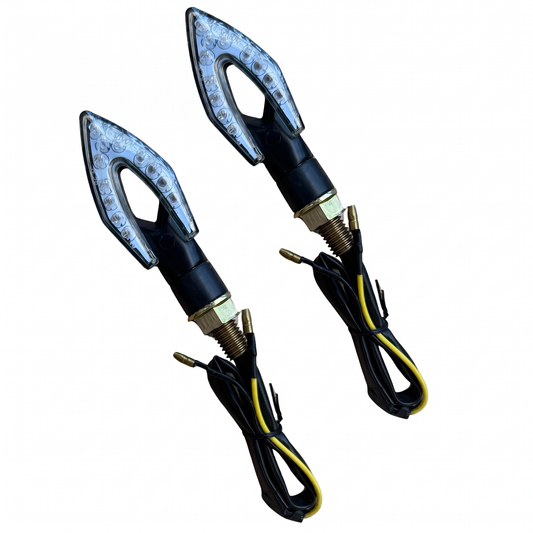 LED-Blinker Pfeilform 12 Volt (2er-Set) - mit Lauflichteffekt