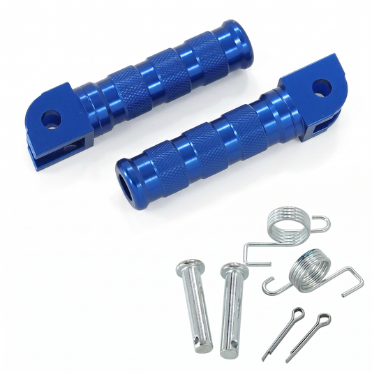 Repose-pieds CNC - 21 mm bleu pour modèles Dax et Monkey 