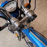 Aluminum handlebar holder for Dax and Monkey handlebars 