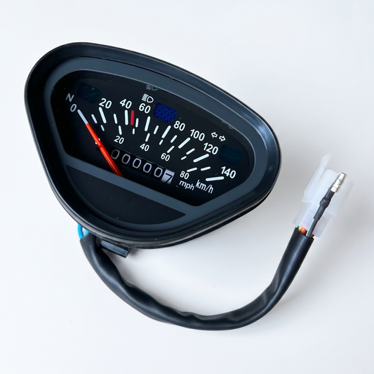 Compteur kilométrique pour Dax 140 km/h noir pour faisceau de câbles chinois 