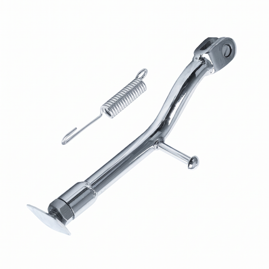Support latéral chromé et réglable adapté aux roues de 8", 10" et 12". 