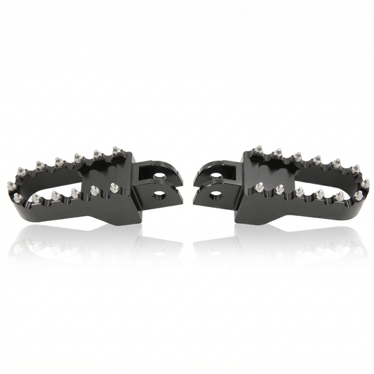 Repose-pieds en aluminium noir usiné CNC pour Dax et Monkey 