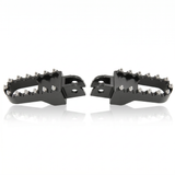 Repose-pieds en aluminium noir usiné CNC pour Dax et Monkey 